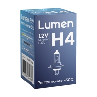 LUMEN Performance +50% H4 12V 60/55W P43t, 1шт MGLPR12VH4