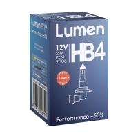 LUMEN Performance +50% HB4 (9006) 12V 55W P22d, 1шт MGLPR12VHB4